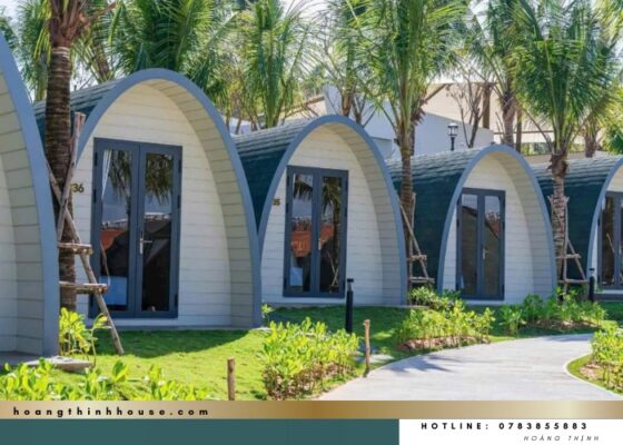 Thiết kế nhà bungalow hình vòm