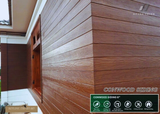 bề mặt giả gỗ tinh tế của conwood 