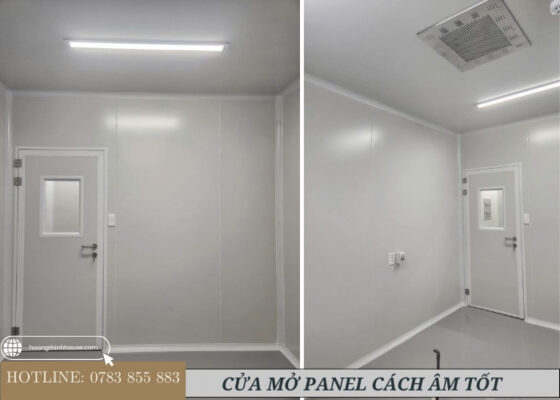 Khả năng cách âm cực tốt của cửa panel