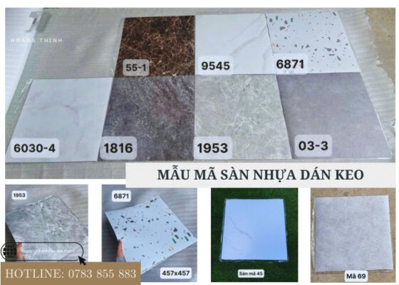 Sàn nhựa giả gỗ dán keo