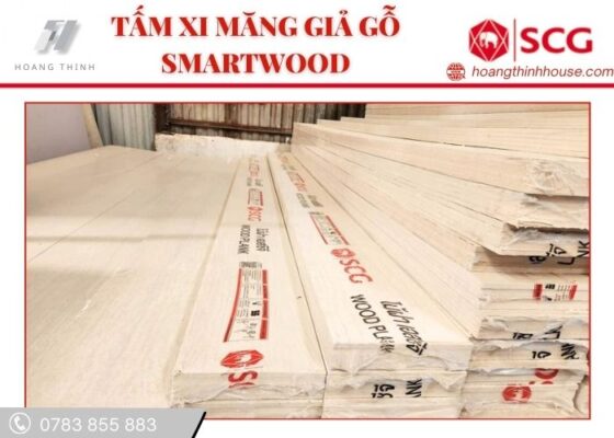 Tấm xi măng giả gỗ Smartwood