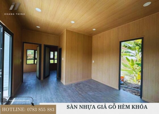 sàn gỗ giả gỗ hèm khóa nội thất