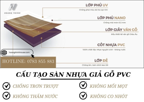 Mẫu sàn nhựa hèm khóa PCV