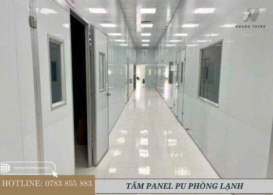 Tấm panel PU phù hợp với các công trình kho lạnh