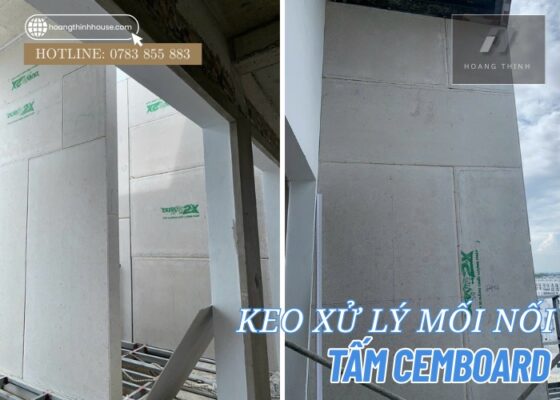 Keo xử lý mối nối giúp tường có sự liên kết