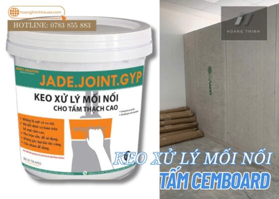 Keo Jade Joint FC xử lý mối nối tấm cemboard