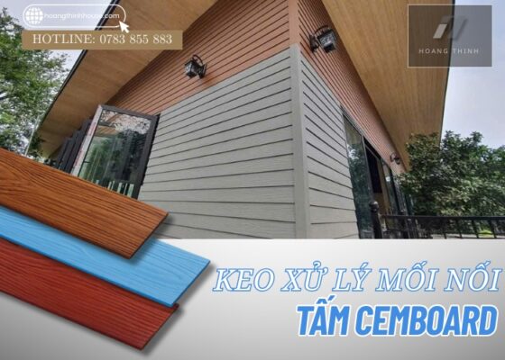 Keo Jade Joint FC xử lý mối nối tấm cemboard giả gỗ
