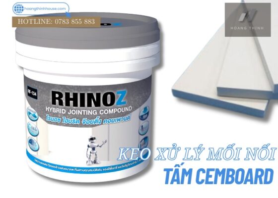Keo RF134 xử lý mối nối tấm cemboard