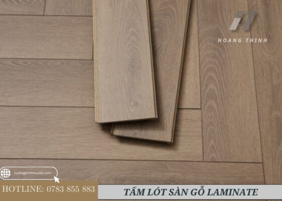 Tấm lót sàn gỗ laminate