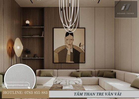 Tấm than tre ốp vách