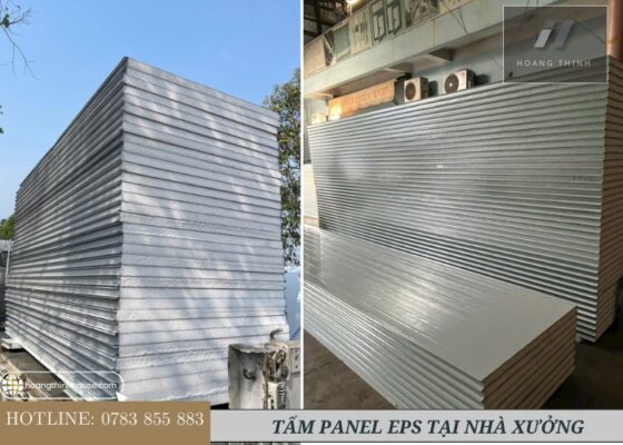 Xe xuất hàng tấm panel phục vụ công trình