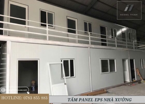 Nhà xưởng công nghiệp thi công tấm panel