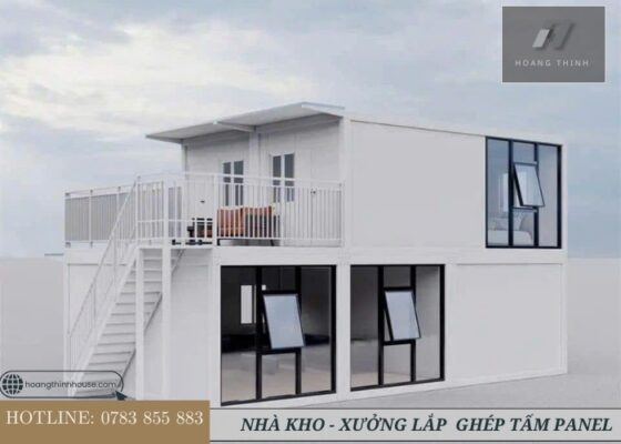 Thi công nhà module tại xưởng