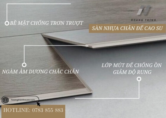 Cấu tạo sàn nhựa hèm khóa