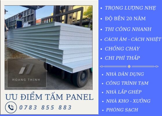 Ưu điểm tấm của tấm panel