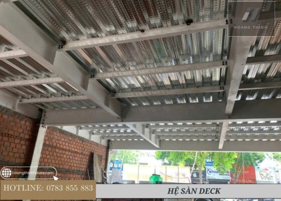 Tấm sàn decking trong nhà lắp ghép
