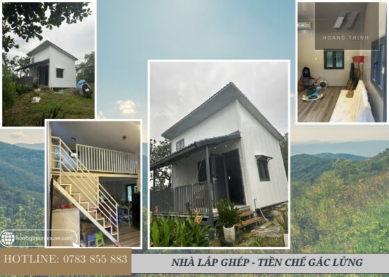 Nhà tiền chế có gác lửng