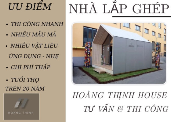Ưu điểm nhà lắp ghép nhỏ