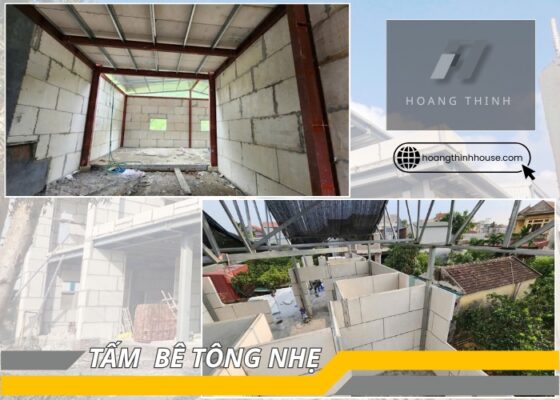  Tấm panel bê tông nhẹ thi công dễ dàng