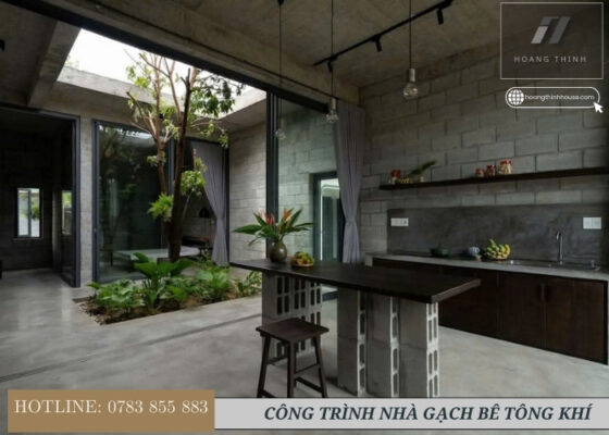 Gạch bê tông khí xây tường