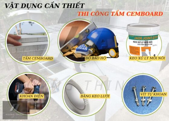 Dụng cụ thi công tấm cemboard