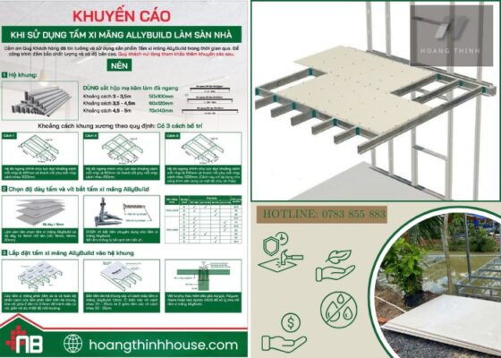 Đặc tính nổi bậc của tâm Allbuild cemboard