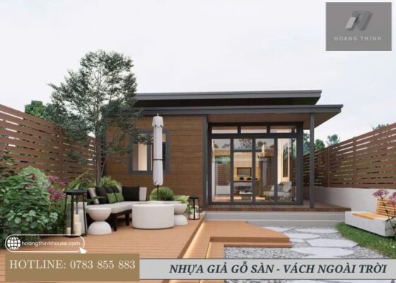 Gỗ nhựa ngoài trời