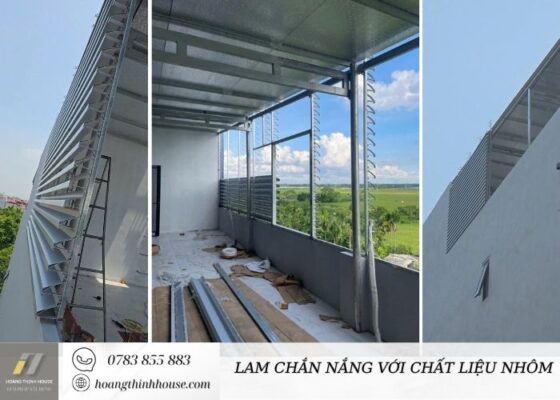 Hướng nắng và góc đặt lam che nắng rất quan trọng