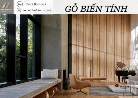 Gỗ biến tính cho trong trình nội thất