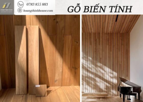 Gỗ biến tính vật liệu trang trí nội ngoại thất
