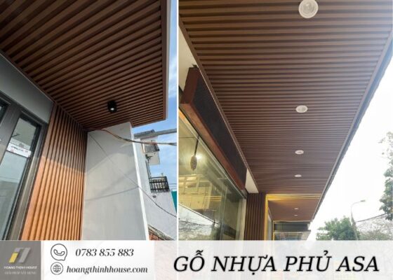 Gỗ nhựa phủ ASA cho nhà dân dụng