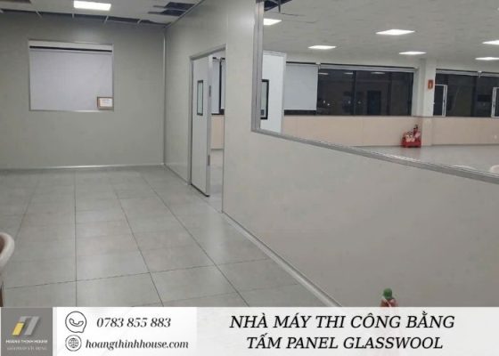 Giải pháp phòng sạch thi công bằng tấm panel glasswool
