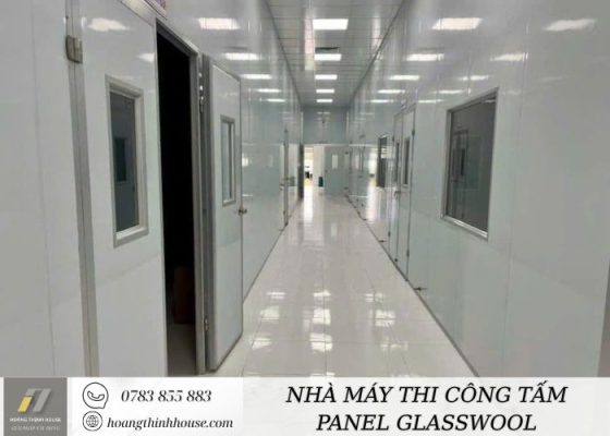 Tấm panel glasswool tạo sự chênh lệch nhiệt độ rõ ràng cho môi trường sử dụng