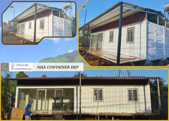 Mẫu nhà container 40 feet rộng rãi