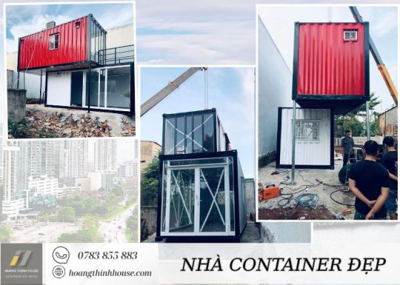 Mẫu nhà container 2 tầng cho gia đình đông người