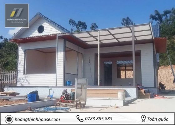 Mẫu nhà tiền chế cấp 4 nông thôn phổ biến