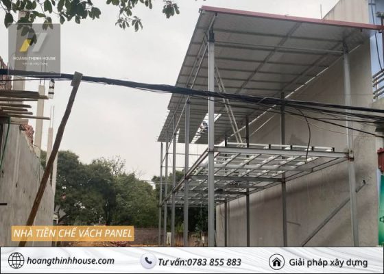Nhà tiền chế bằng tôn Sử dụng vật liệu lõi mật độ cao để chống nóng